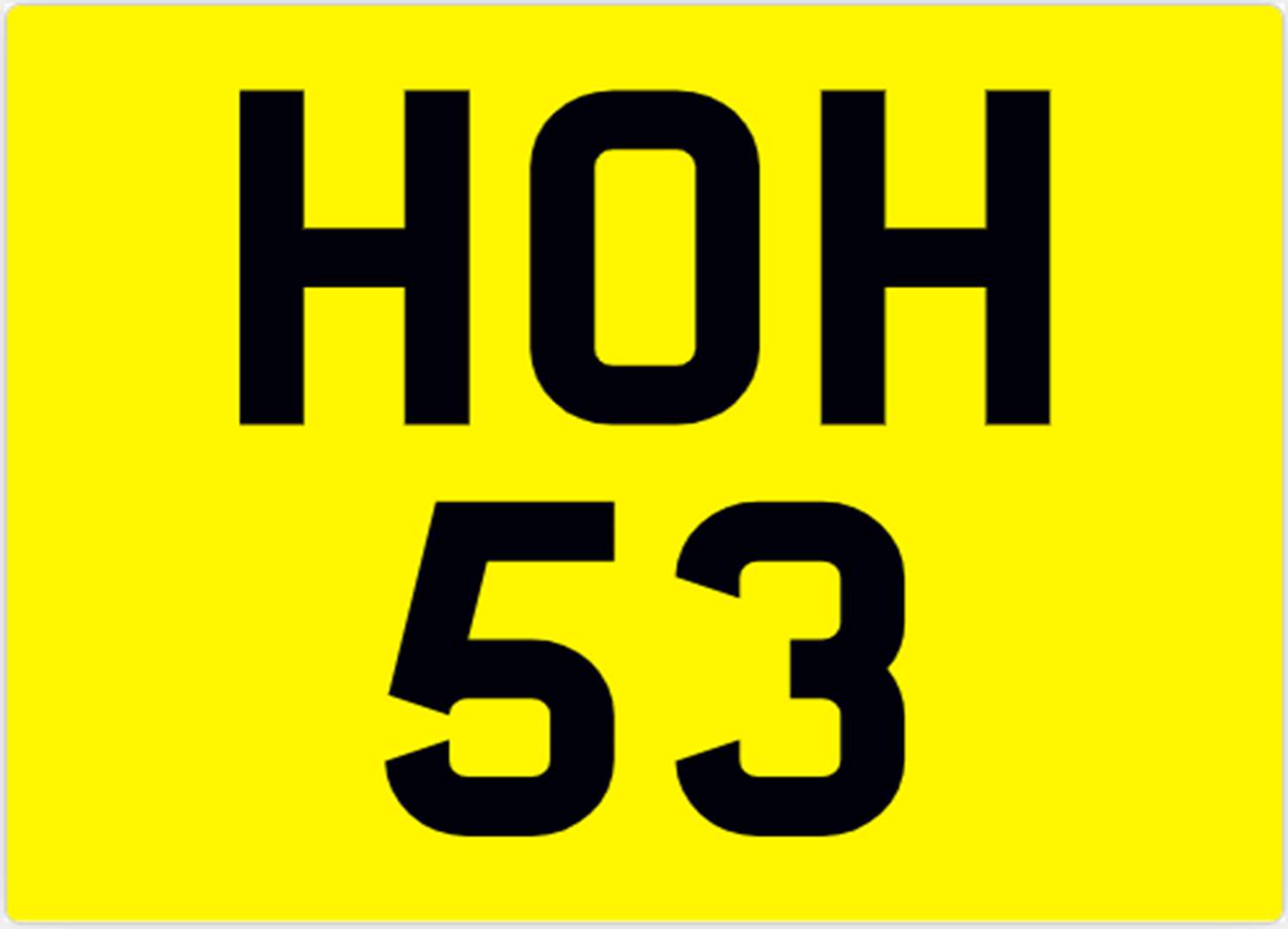 <p>&nbsp; HOH 53 Registration Number&nbsp;</p>