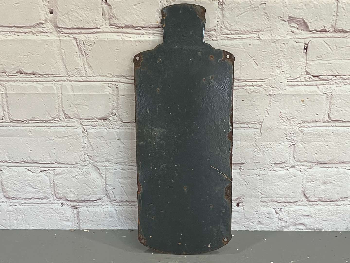 <p>Gargoyle Mobiloil “A” Canister Enamel Sign</p>