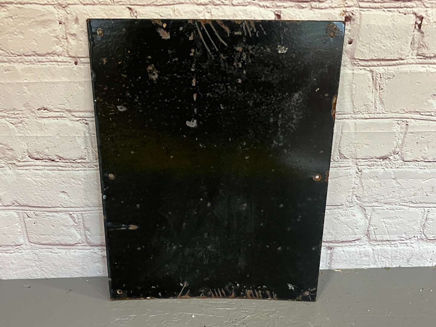 <p>Castrol Capt. Malcolm Campbell World Speed Record Enamel Sign</p>