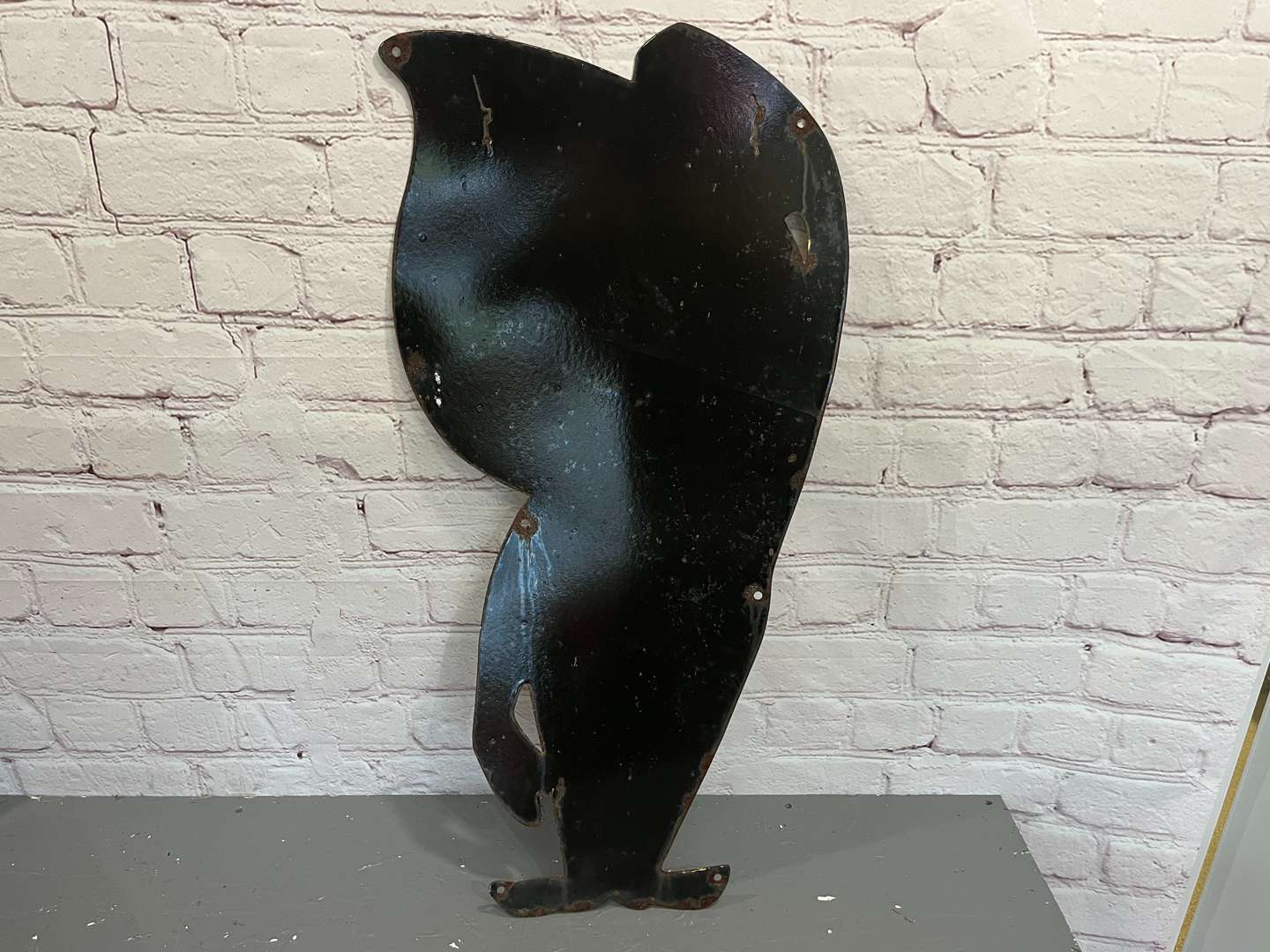 <p>Large Mr Drip Enamel Sign</p>