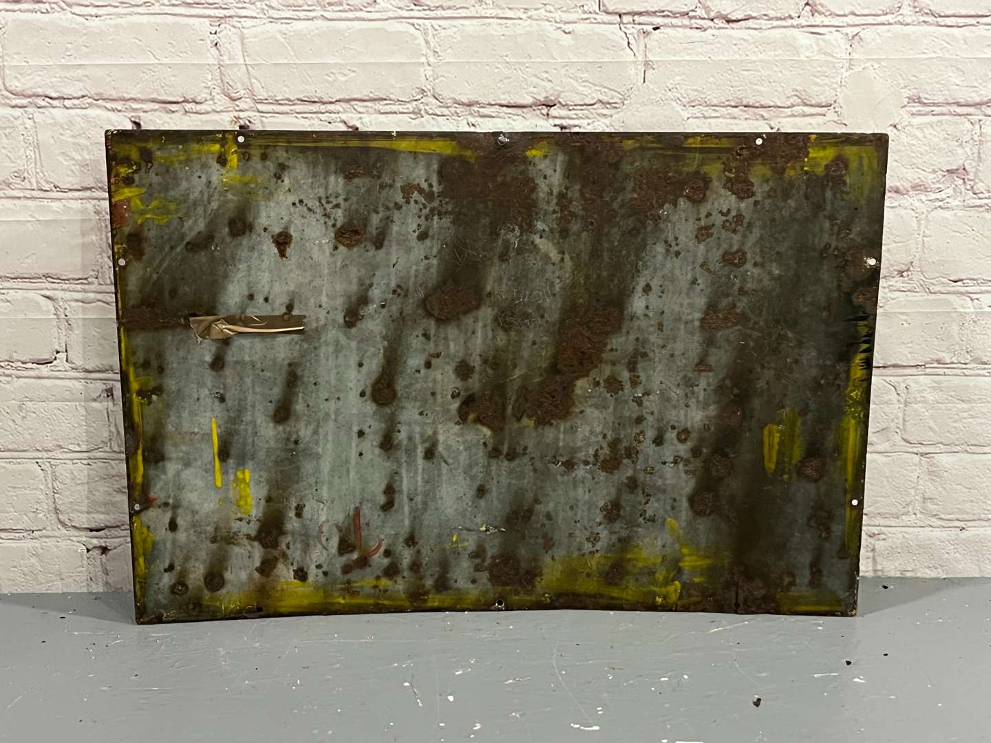 <p>Dunlop “The First Tyre In The World” Enamel Sign&nbsp;</p>