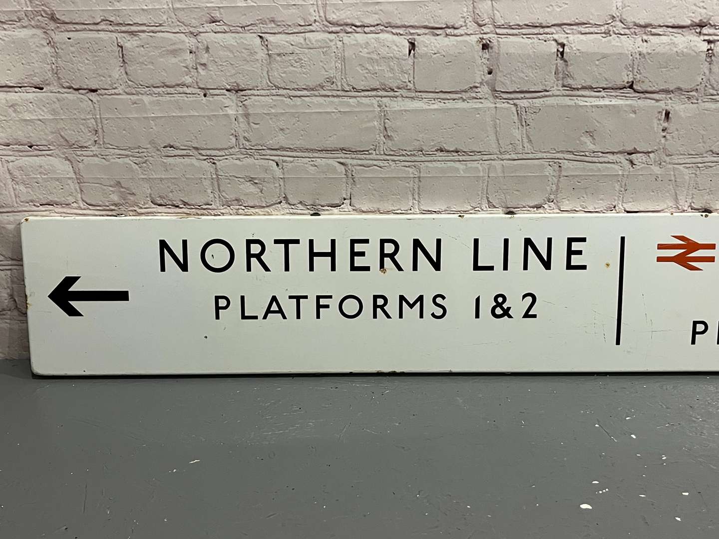 <p>British Rail Northern Line Enamel Sign</p>