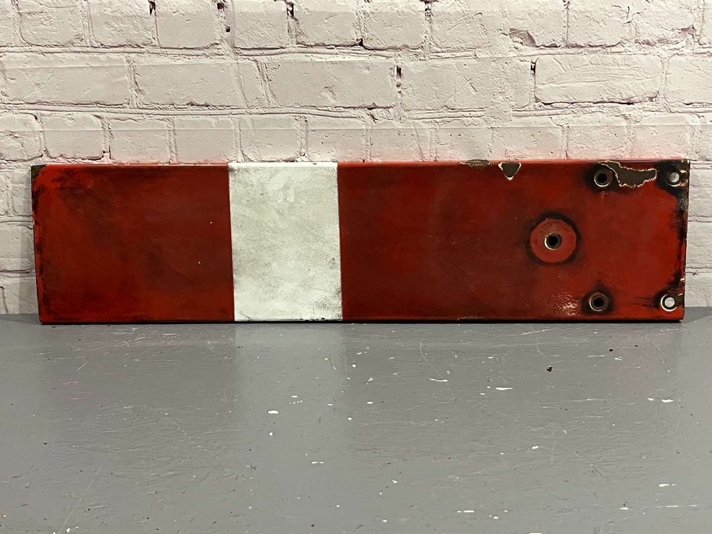 <p>Railway Enamel Signal Arm</p>