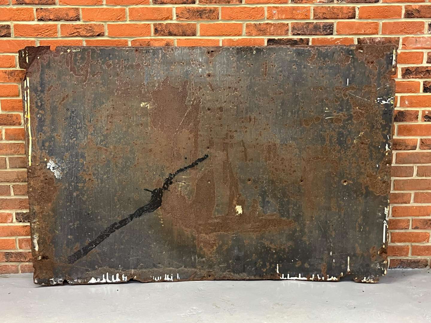 <p>Large Dunlop Motor Tyres Union Jack Enamel Sign</p>