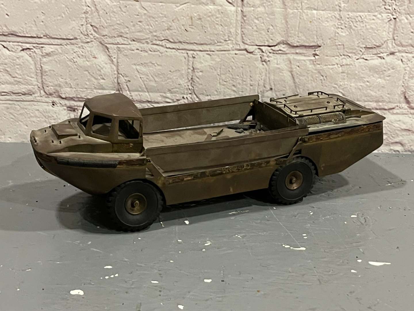 <p>Brass Amphibious Model Vehicle a/f</p>