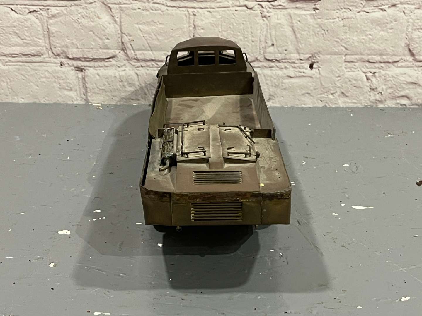 <p>Brass Amphibious Model Vehicle a/f</p>