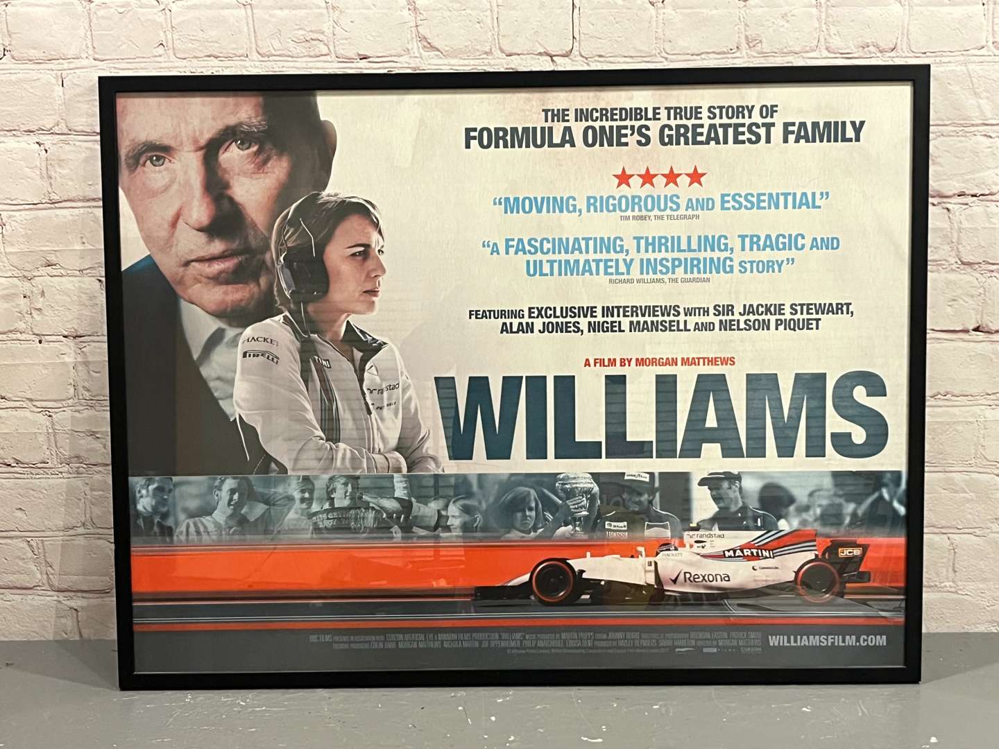 <p>Formula 1 “Williams” Framed Film Poster</p>