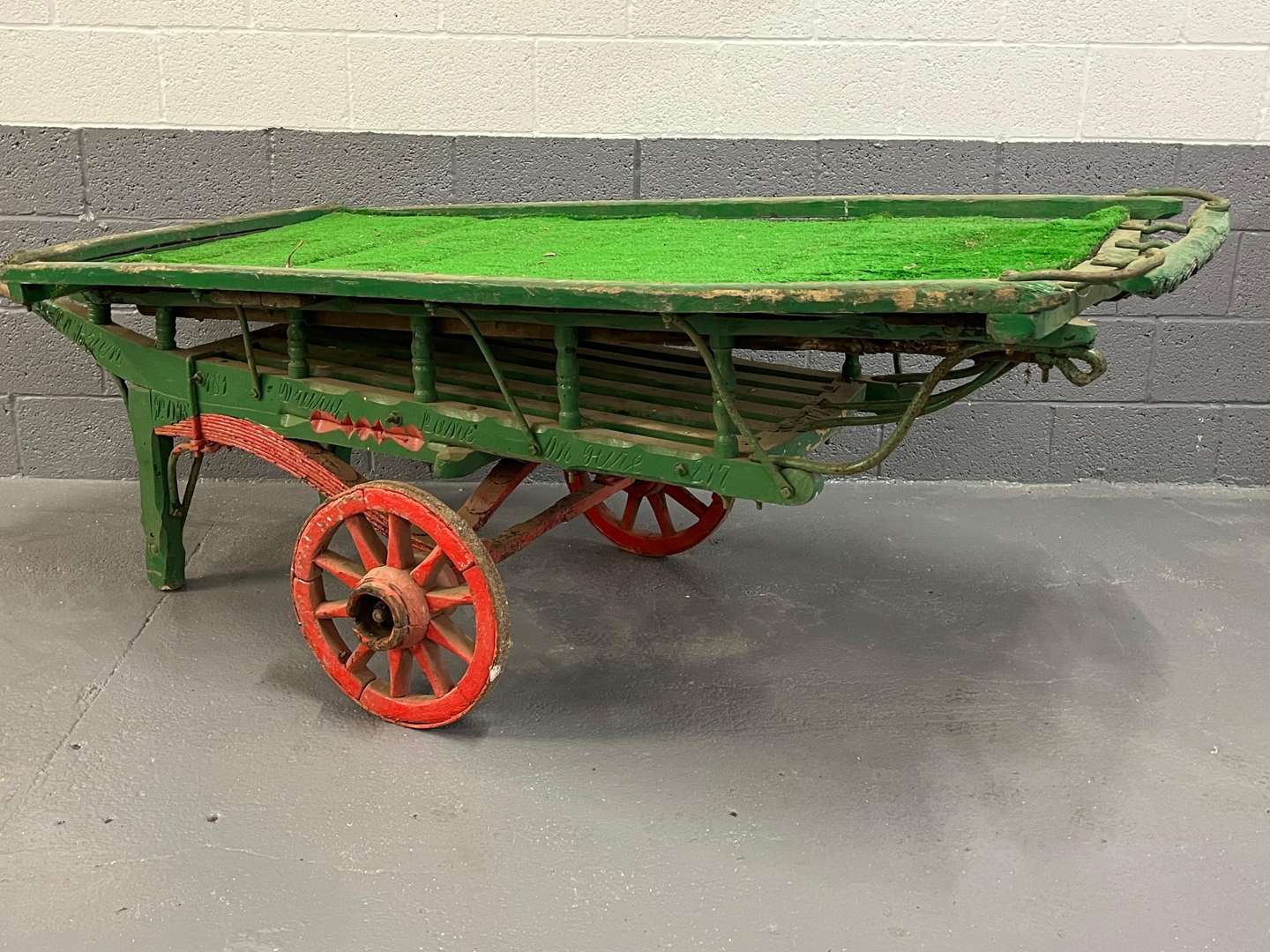 <p>Vintage Victorian Costermonger Barrow</p>