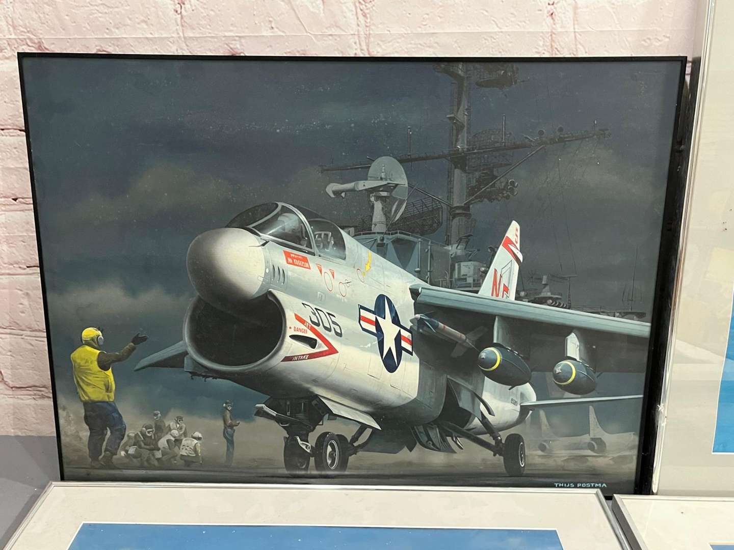 <p>Five Framed Thijs Postma Aviation Pictures</p>