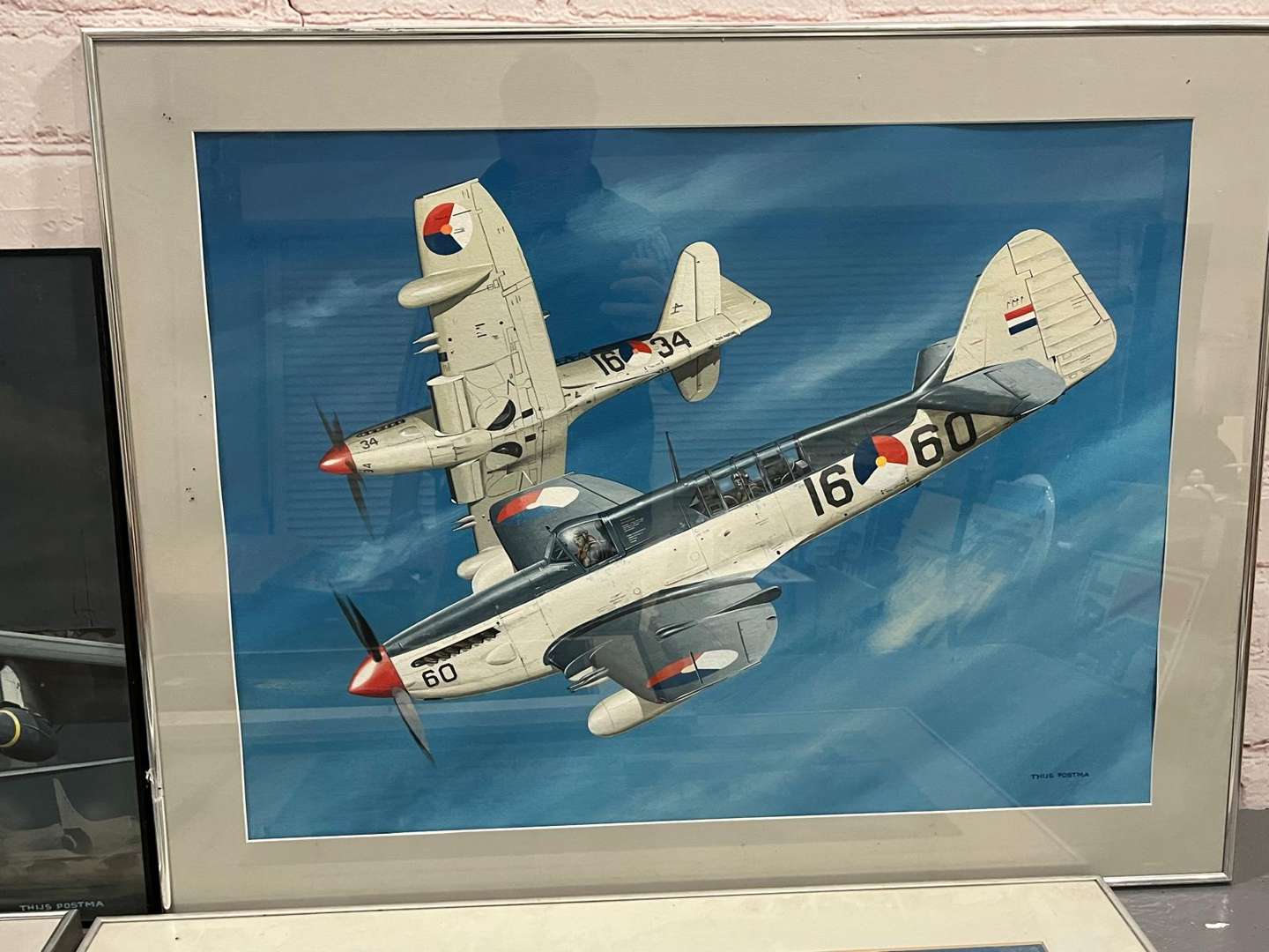 <p>Five Framed Thijs Postma Aviation Pictures</p>