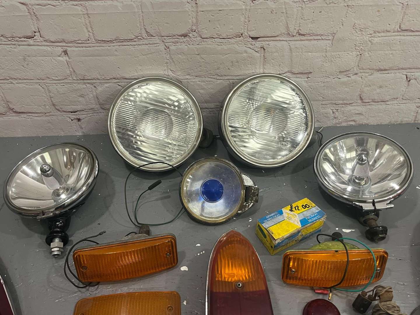 <p>Two Boxes of Mainly MGB Lights Etc</p>