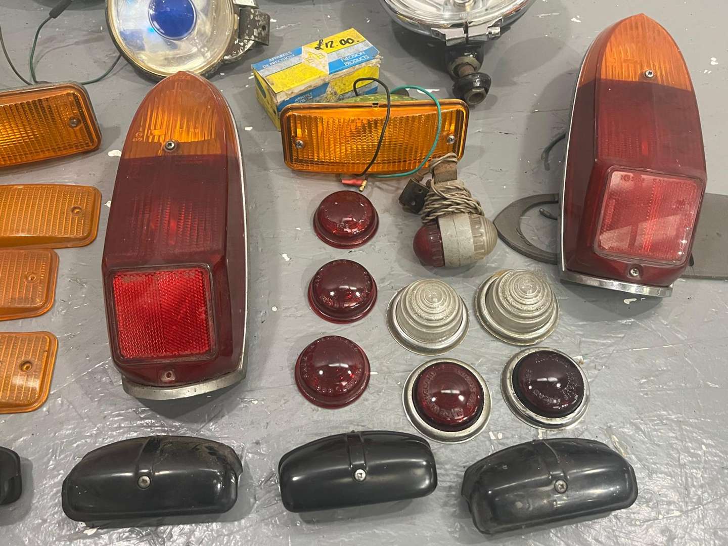 <p>Two Boxes of Mainly MGB Lights Etc</p>