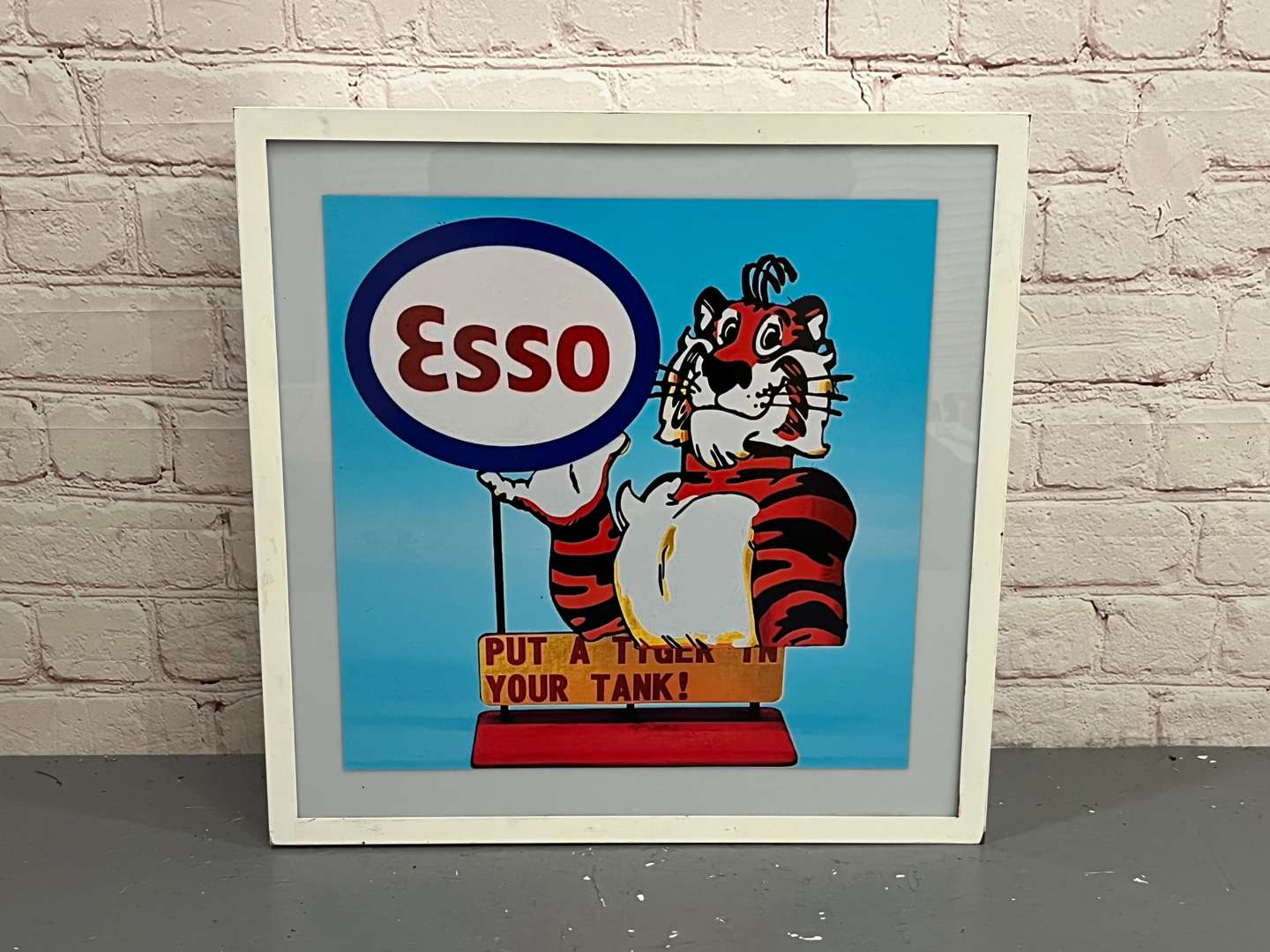 <p>Esso “Put a Tiger In Your Tank” Illuminated Sign</p>