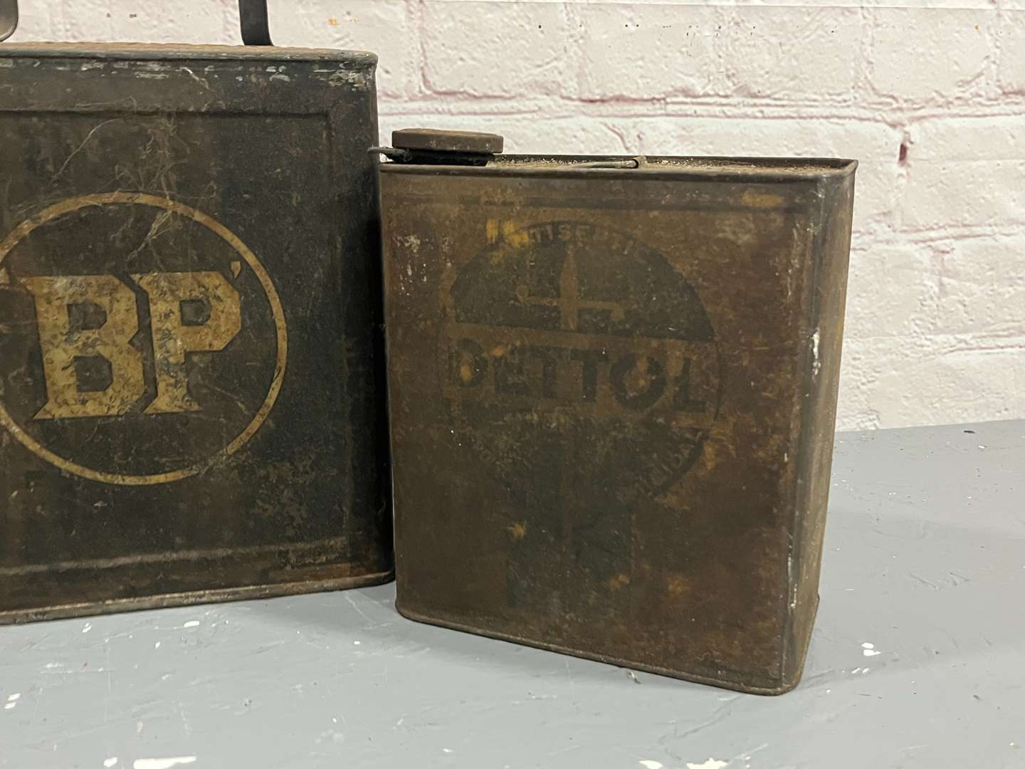 <p>Three, Two Gallon Fuel Cans Etc</p>