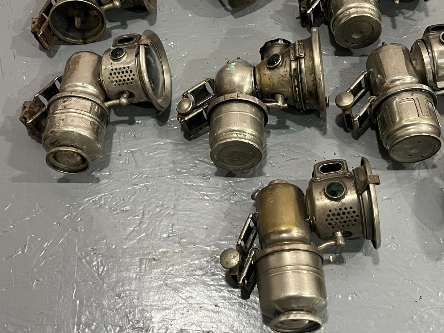 <p>Large Quantity of Carbide Bicycle Lamps</p>