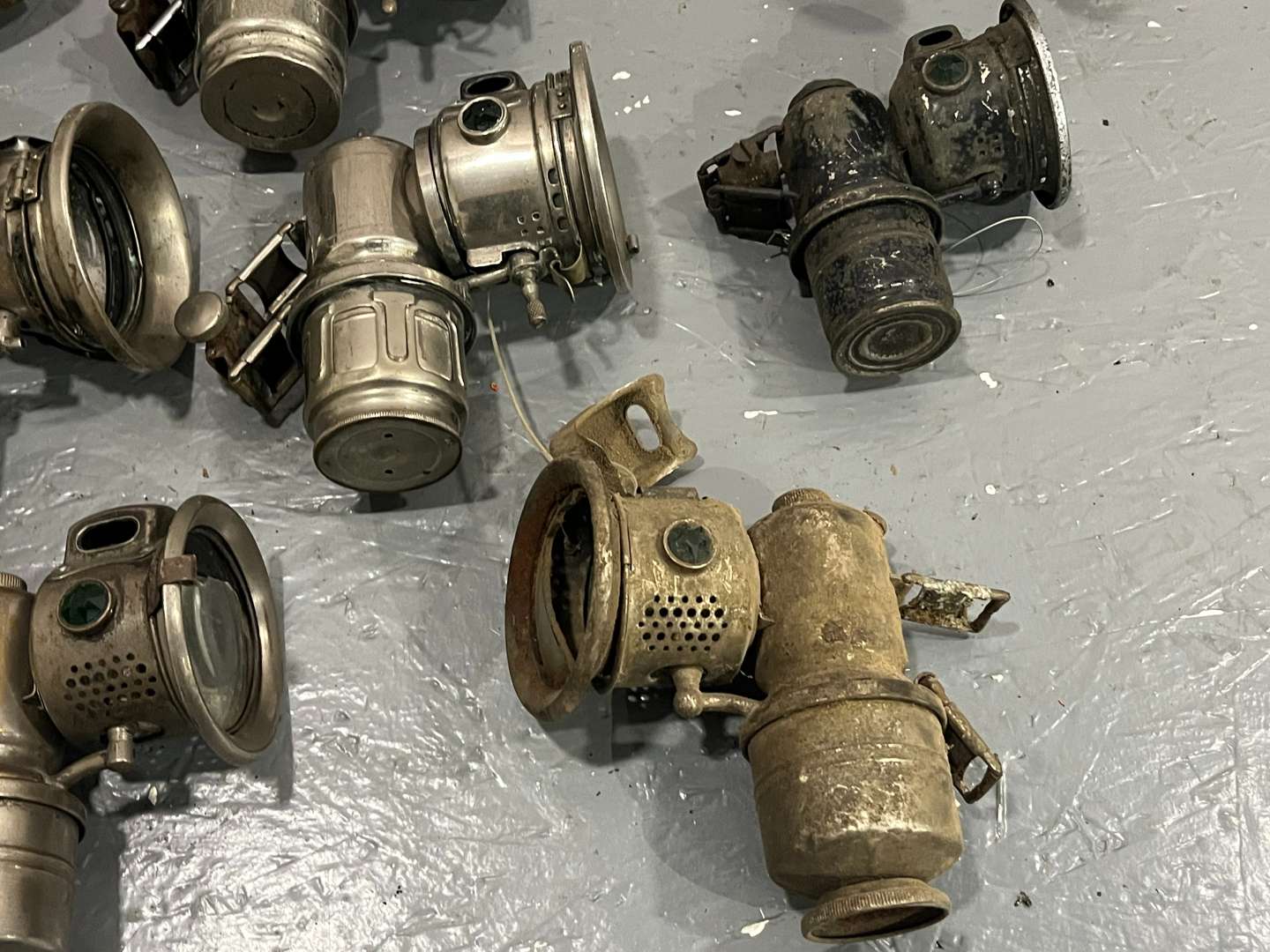 <p>Large Quantity of Carbide Bicycle Lamps</p>