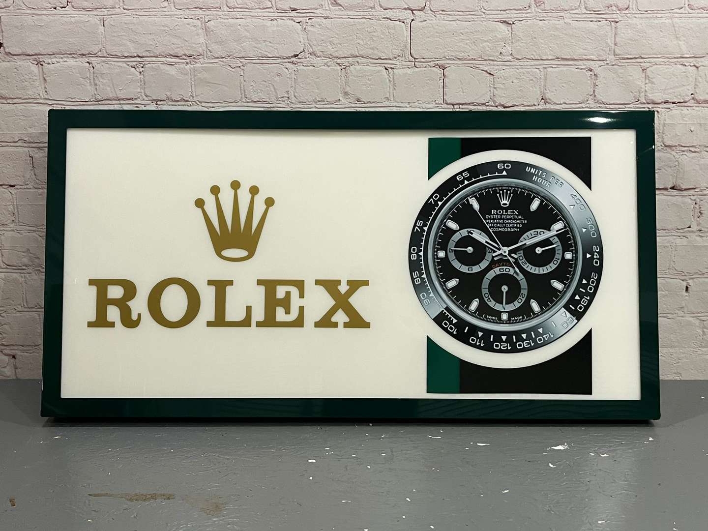 <p>Rolex Modern Illuminated Sign</p>