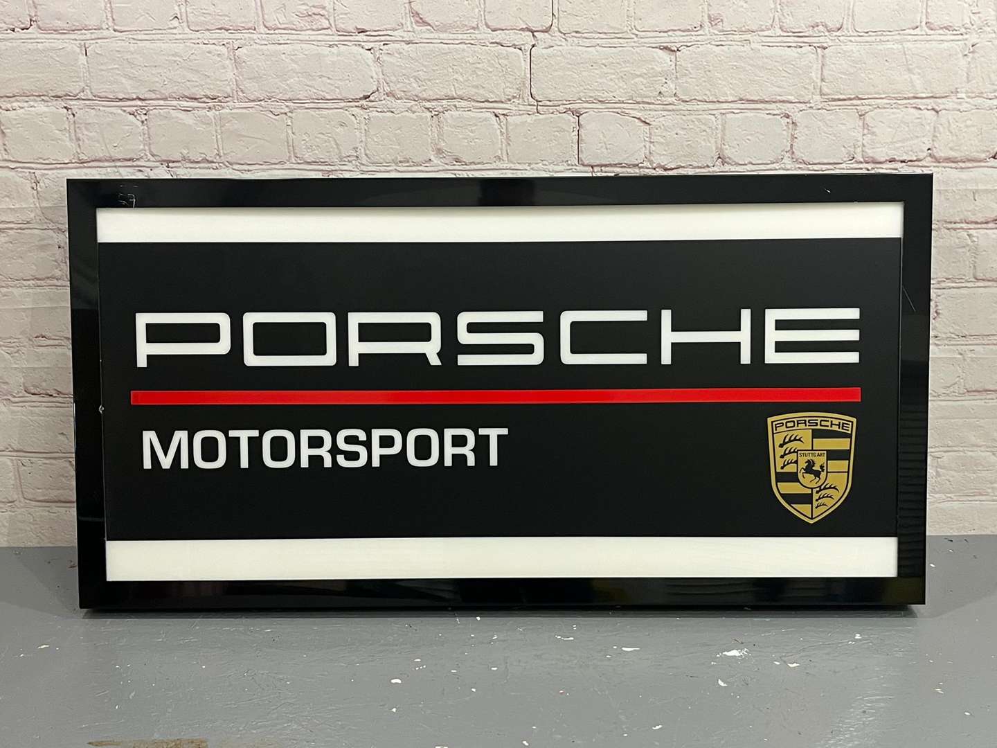 <p>Porsche Motorsport Modern Illuminated Sign</p>