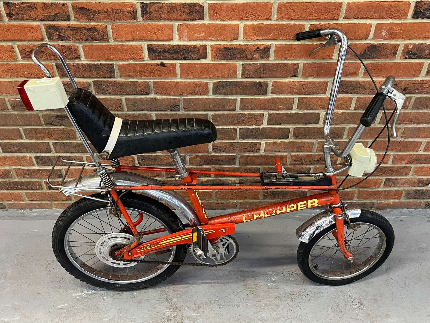 <p>MkII Raleigh Chopper With Original Ever Ready Battery Lights</p>