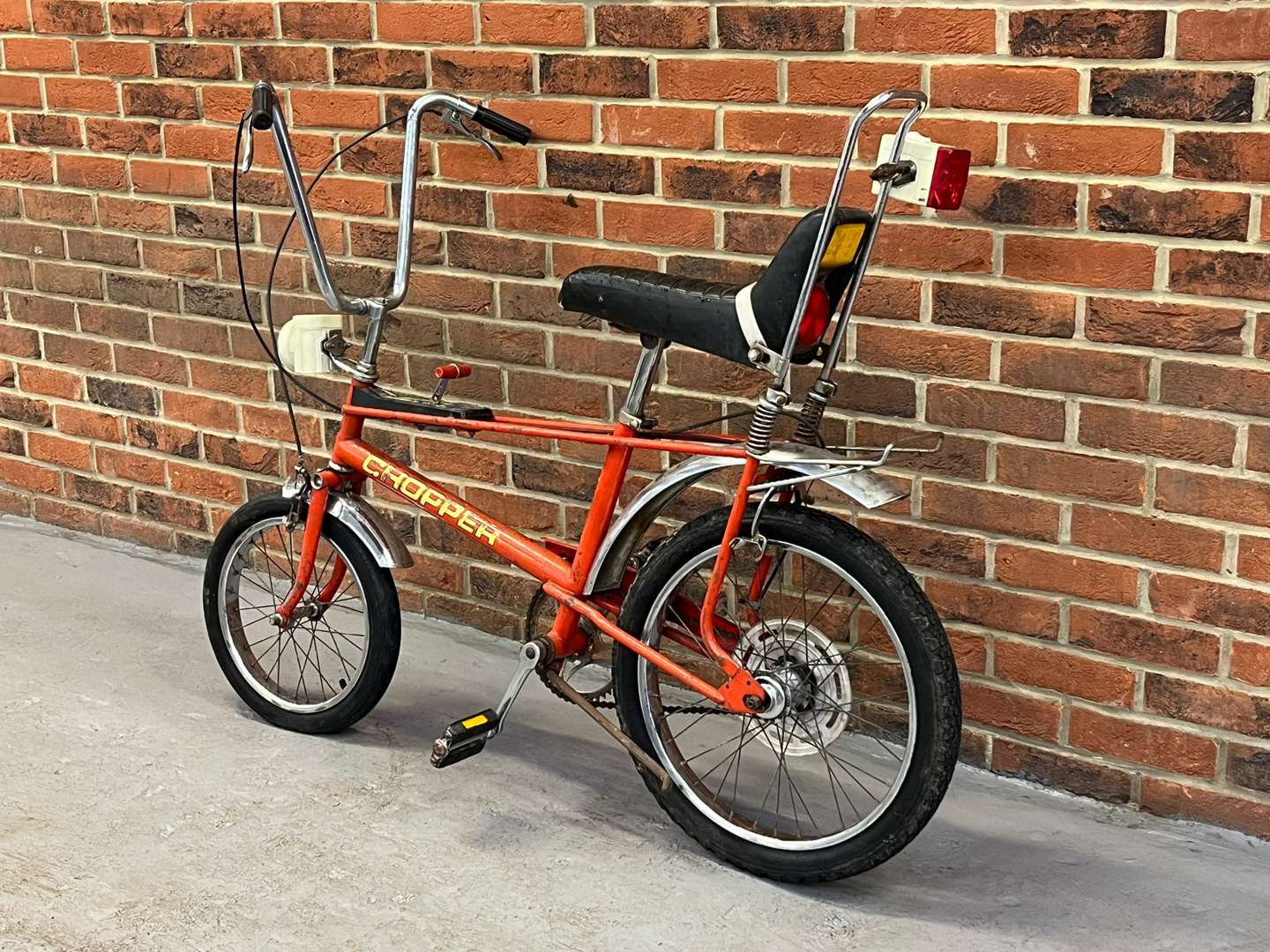 <p>MkII Raleigh Chopper With Original Ever Ready Battery Lights</p>