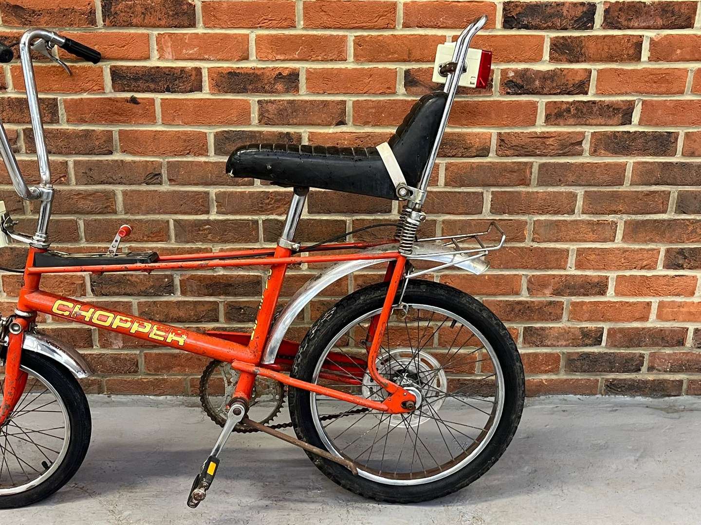 <p>MkII Raleigh Chopper With Original Ever Ready Battery Lights</p>