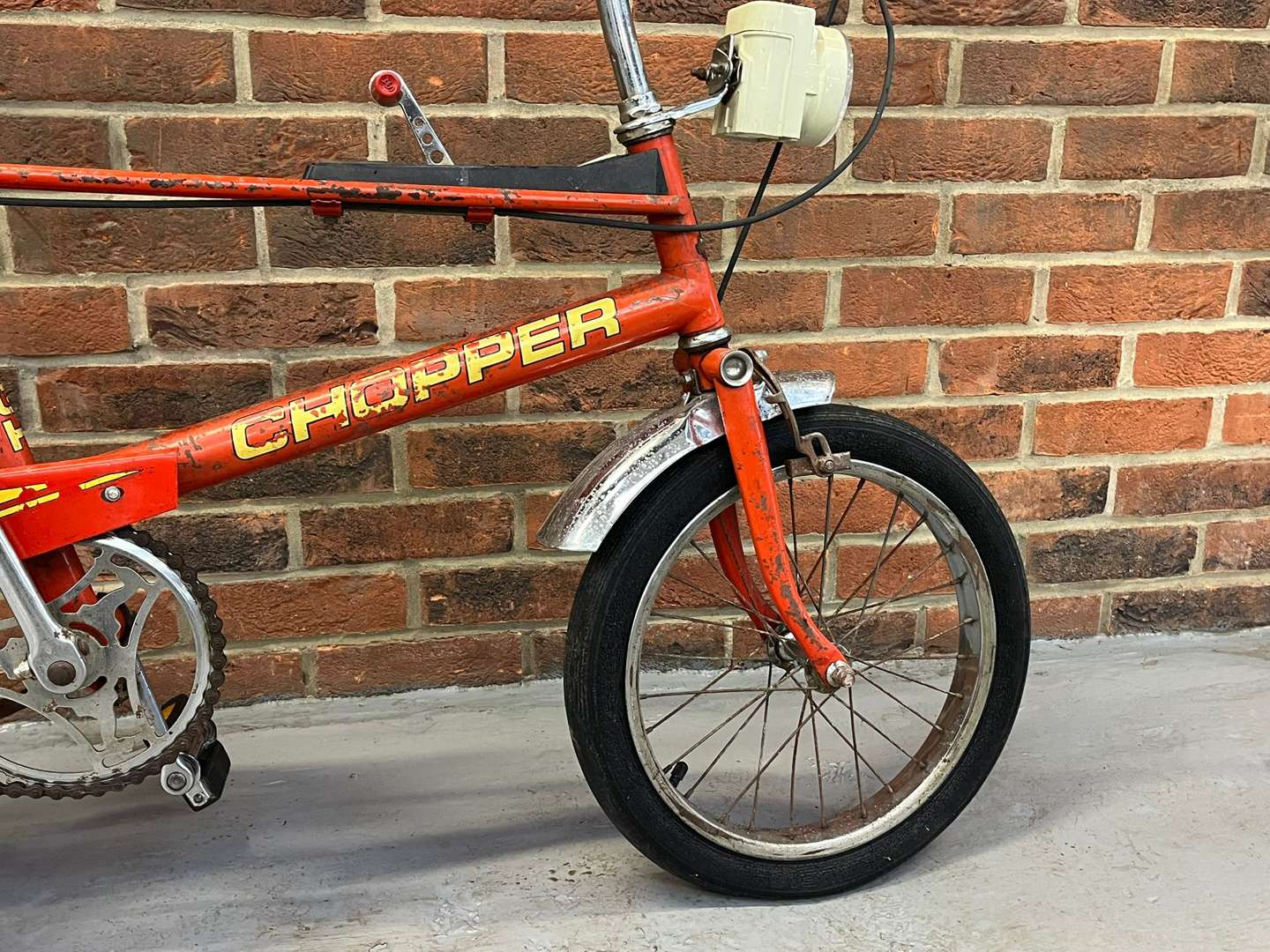 <p>MkII Raleigh Chopper With Original Ever Ready Battery Lights</p>