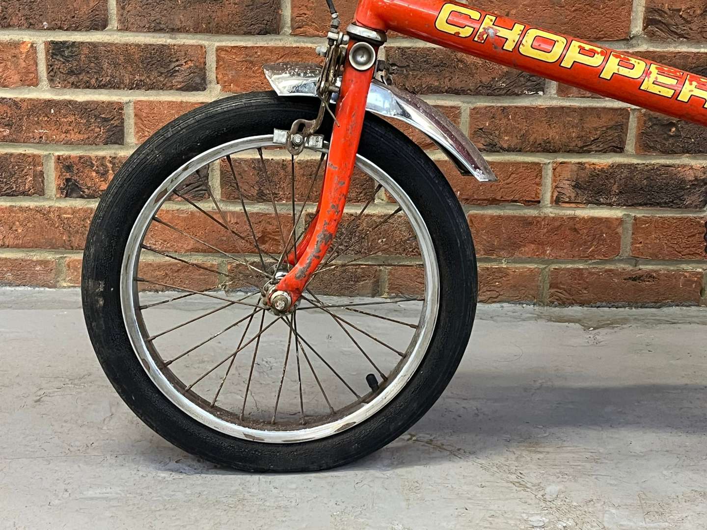 <p>MkII Raleigh Chopper With Original Ever Ready Battery Lights</p>