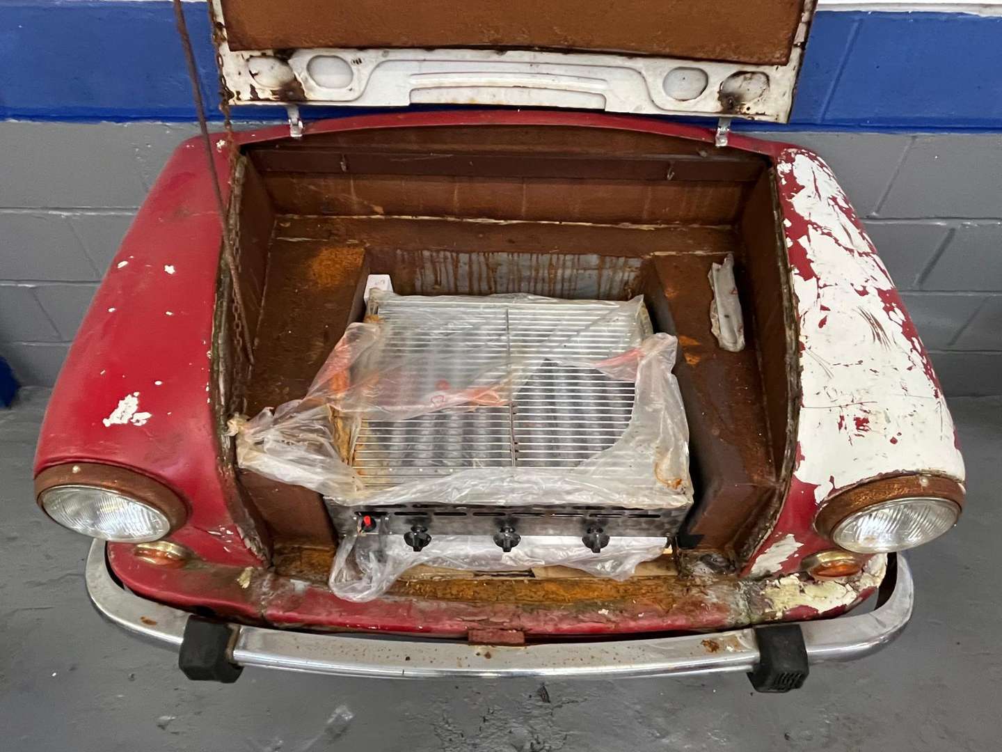 <p>Tatra Front, Converted to a BBQ</p>