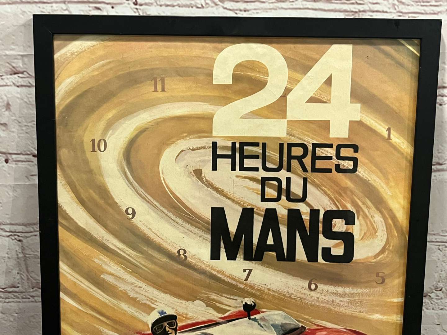 <p>Framed 24 Heures Du Mans 1963 Race Poster</p>