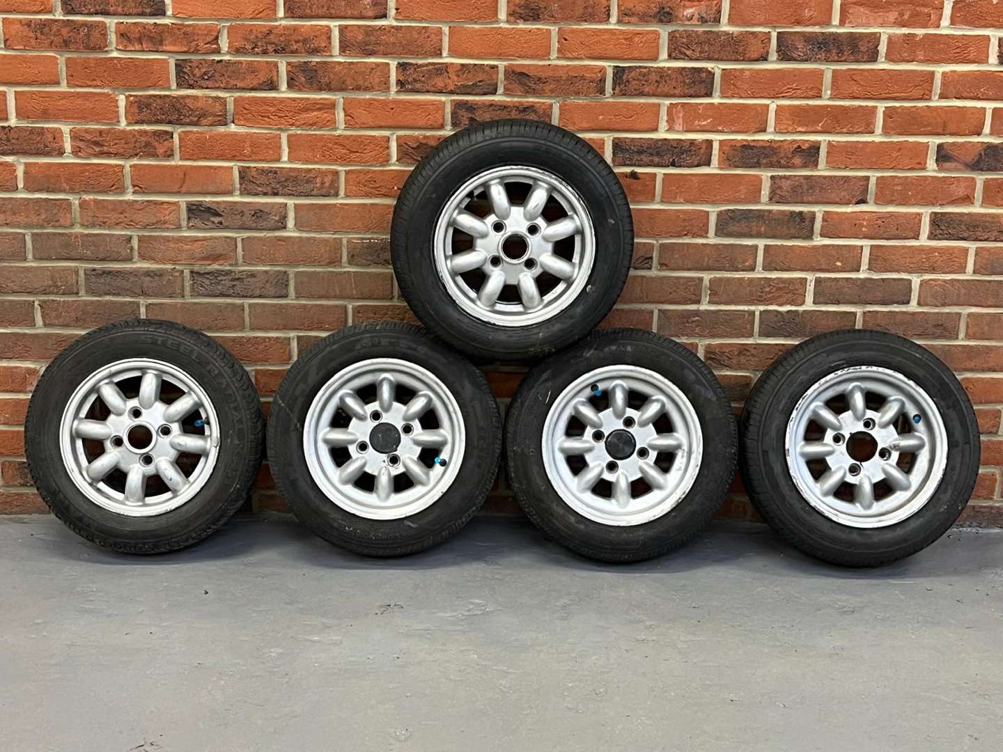 <p>Set of Five Minilite Alloy Wheels</p>