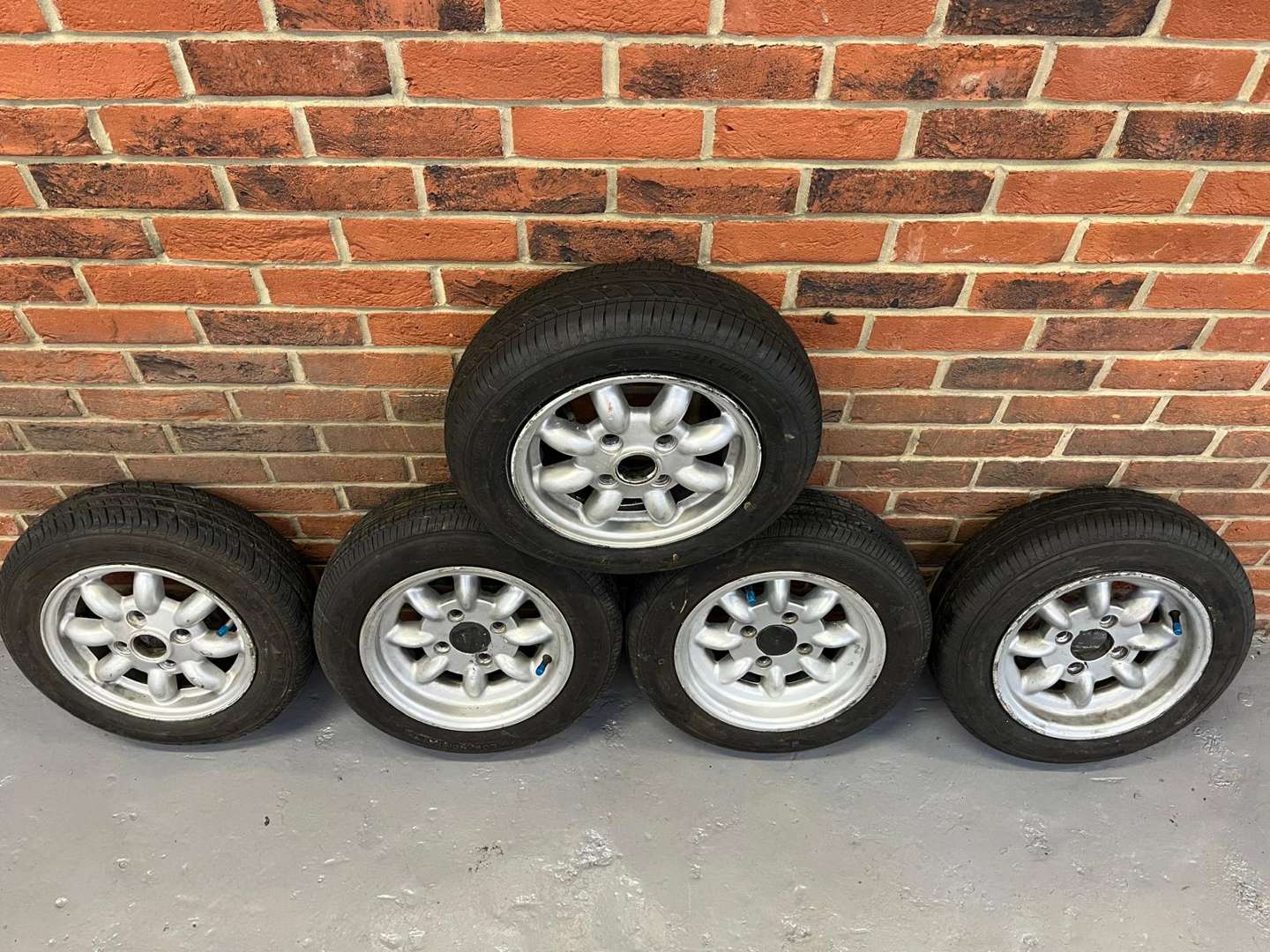 <p>Set of Five Minilite Alloy Wheels</p>