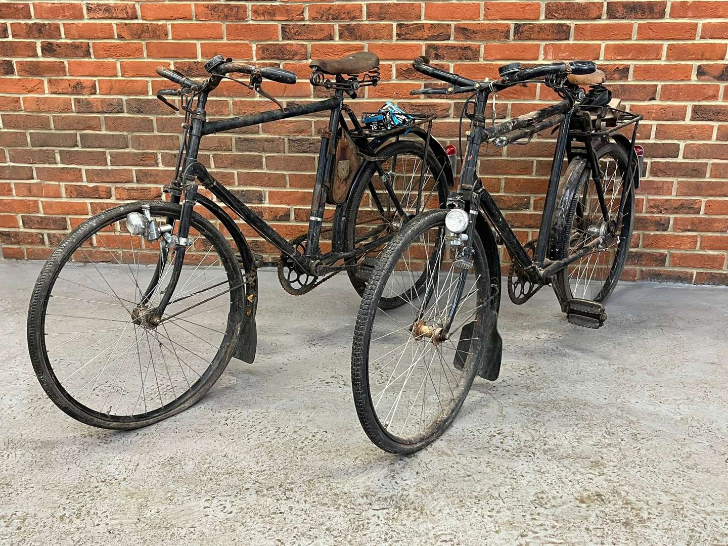 <p>Two WWII Swiss Army Bicycles (For Restoration)</p>