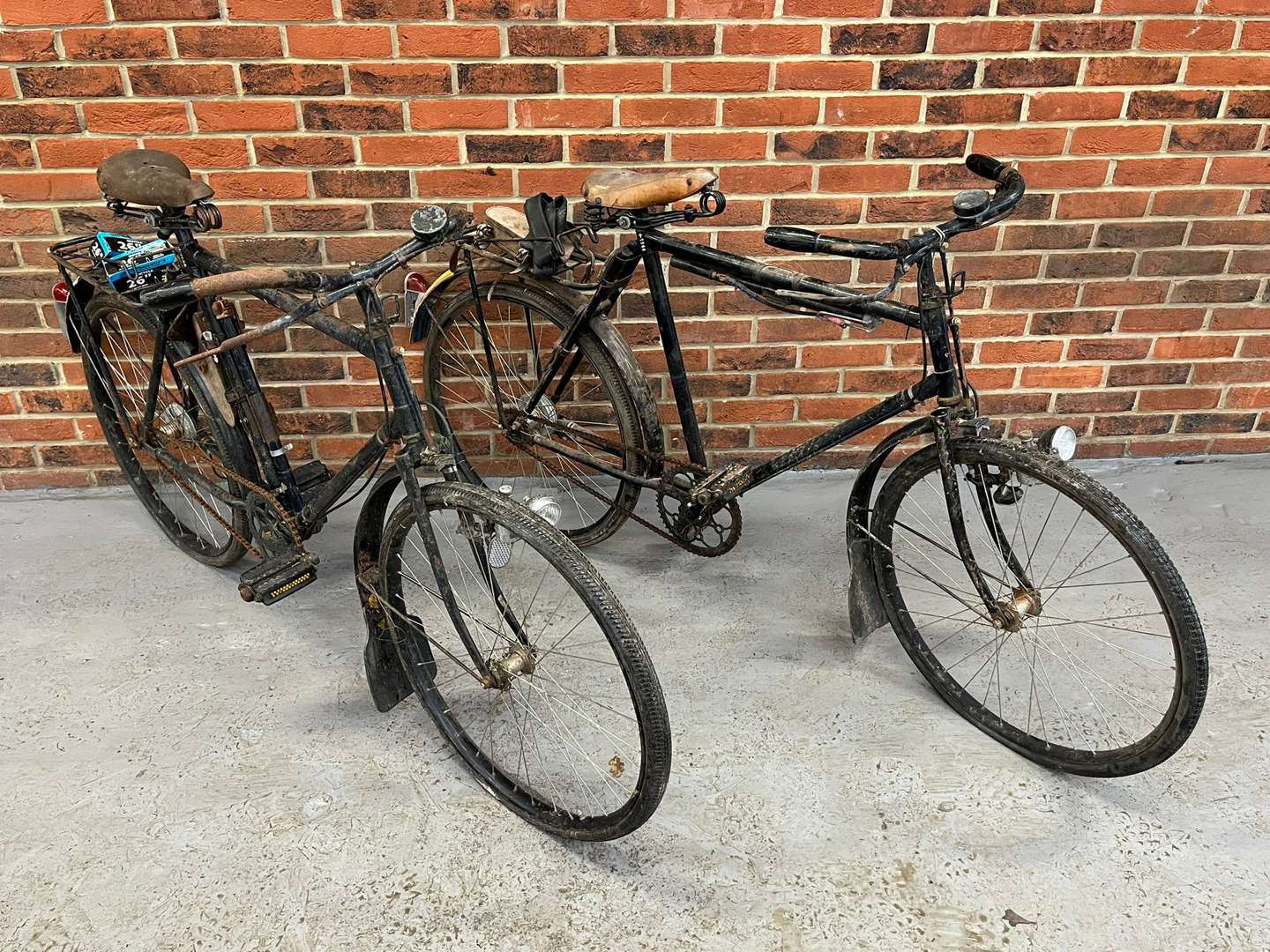 <p>Two WWII Swiss Army Bicycles (For Restoration)</p>