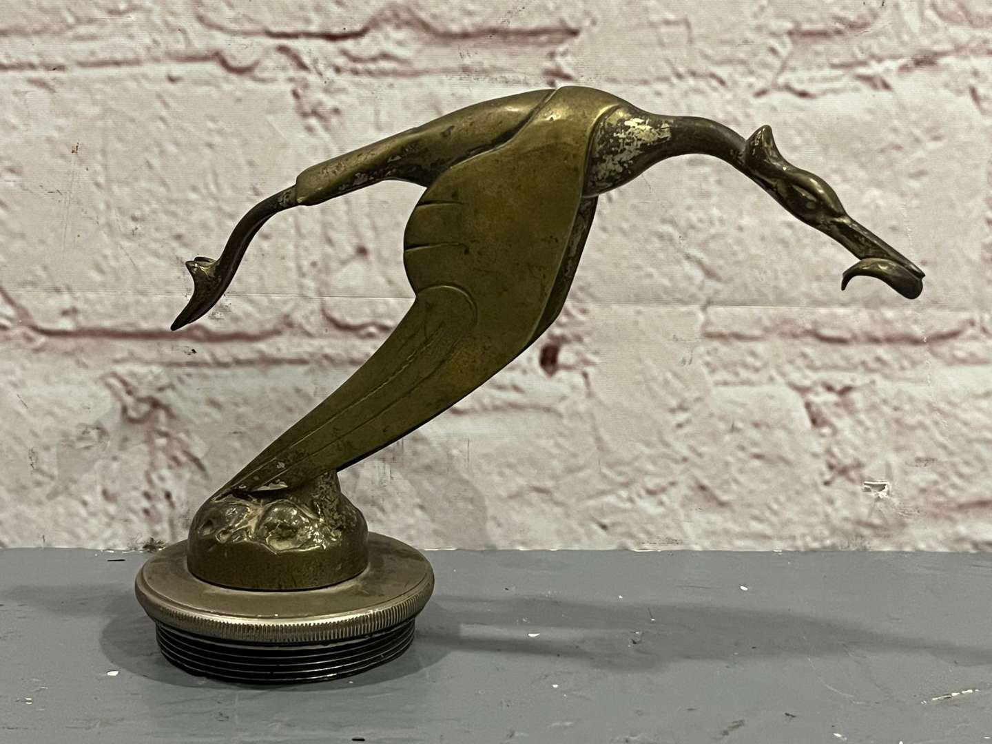 <p>Stork Flying Car Mascot</p>