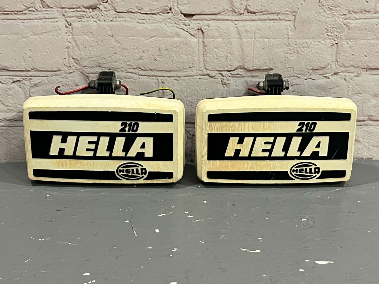 <p>Pair of Hella Spot Lights</p>