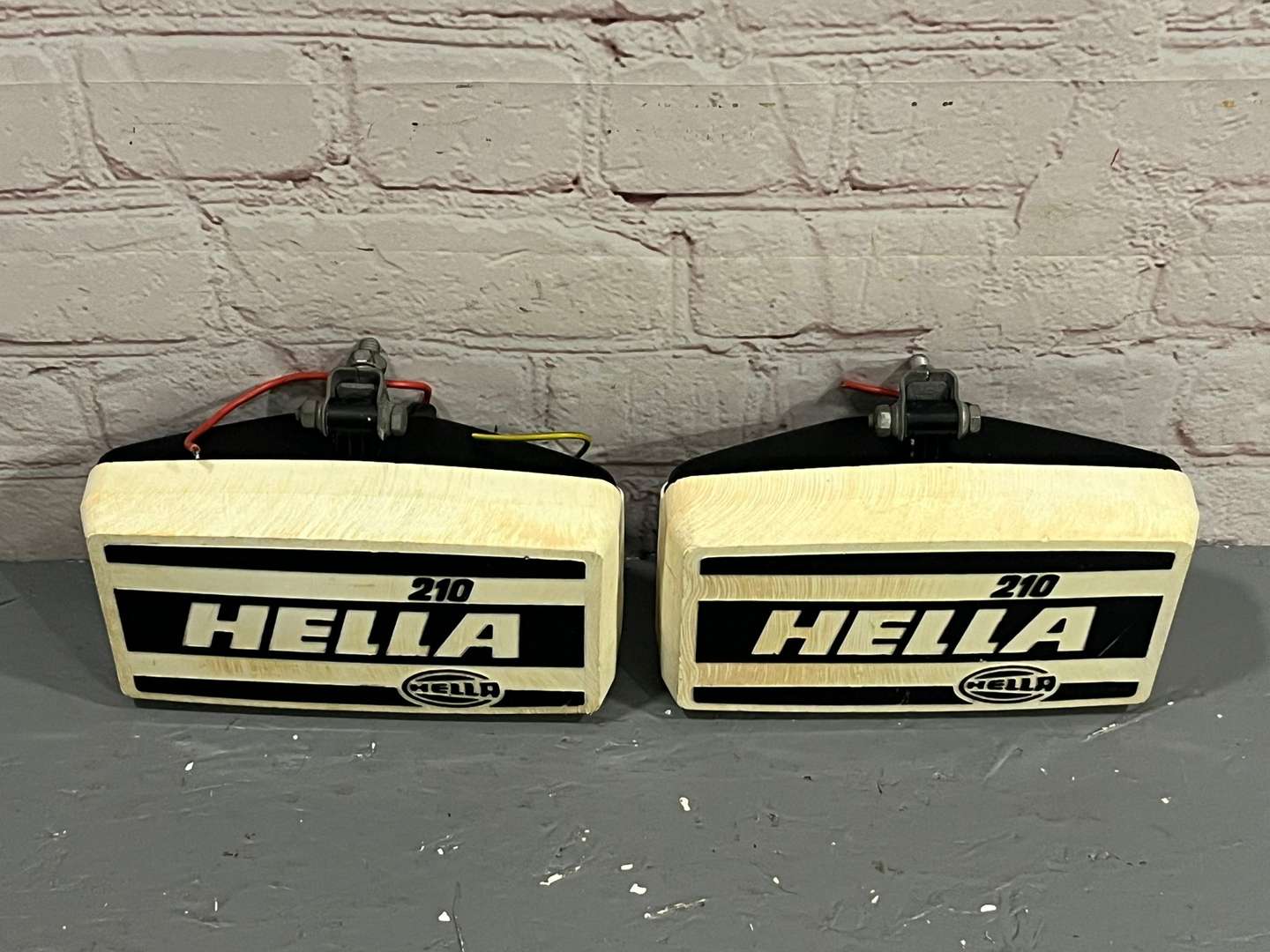 <p>Pair of Hella Spot Lights</p>
