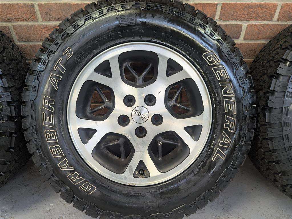 <p>3 JEEP CHEROKEE ALLOYS</p>