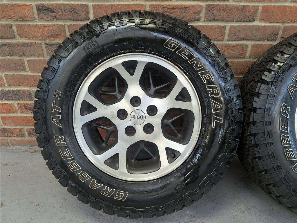 <p>3 JEEP CHEROKEE ALLOYS</p>