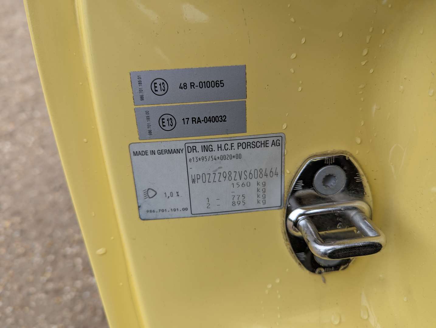 <p>1997 PORSCHE BOXSTER</p>