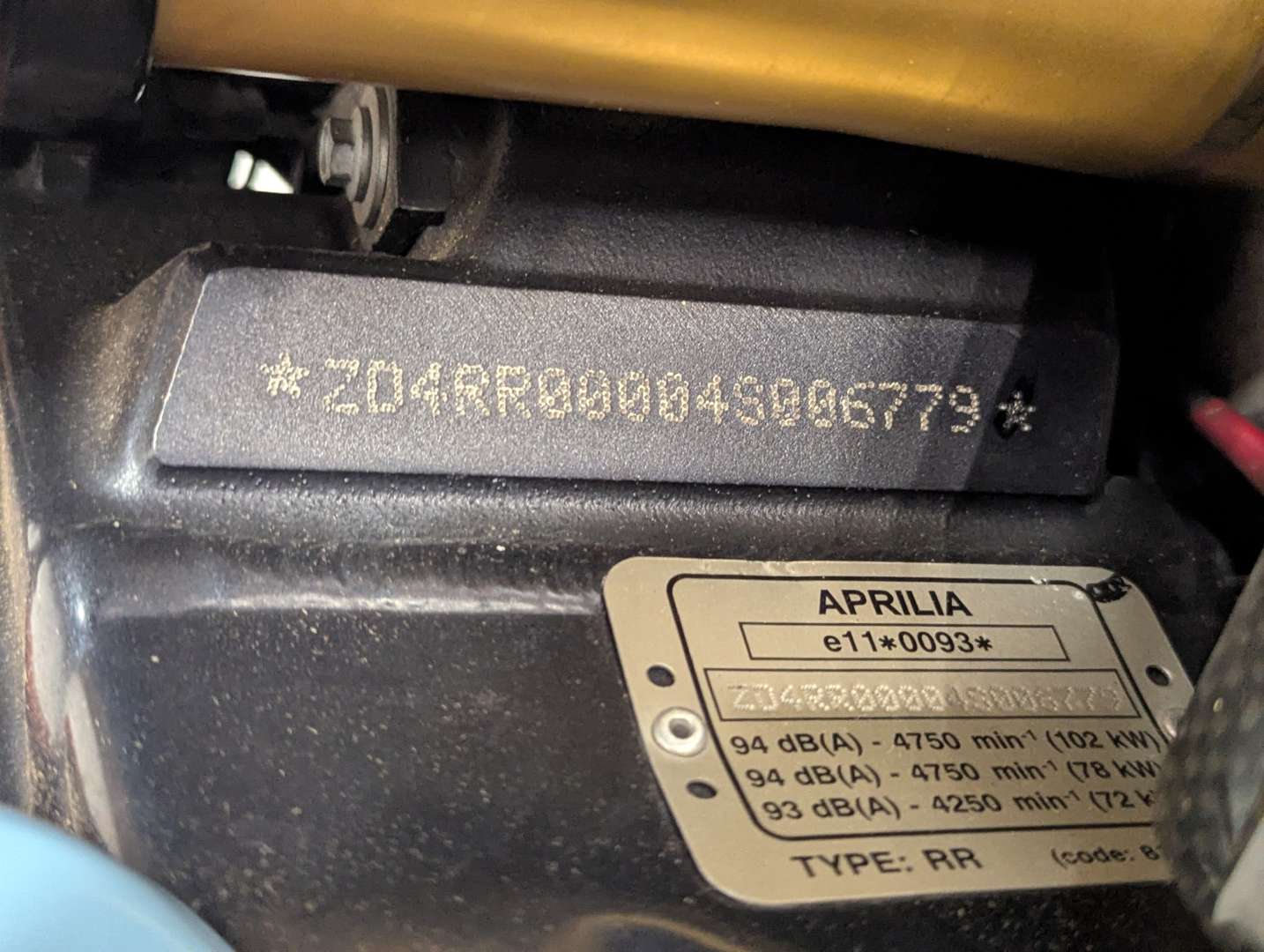 <p>2005 APRILIA RSV MILLE R FACTORY</p>