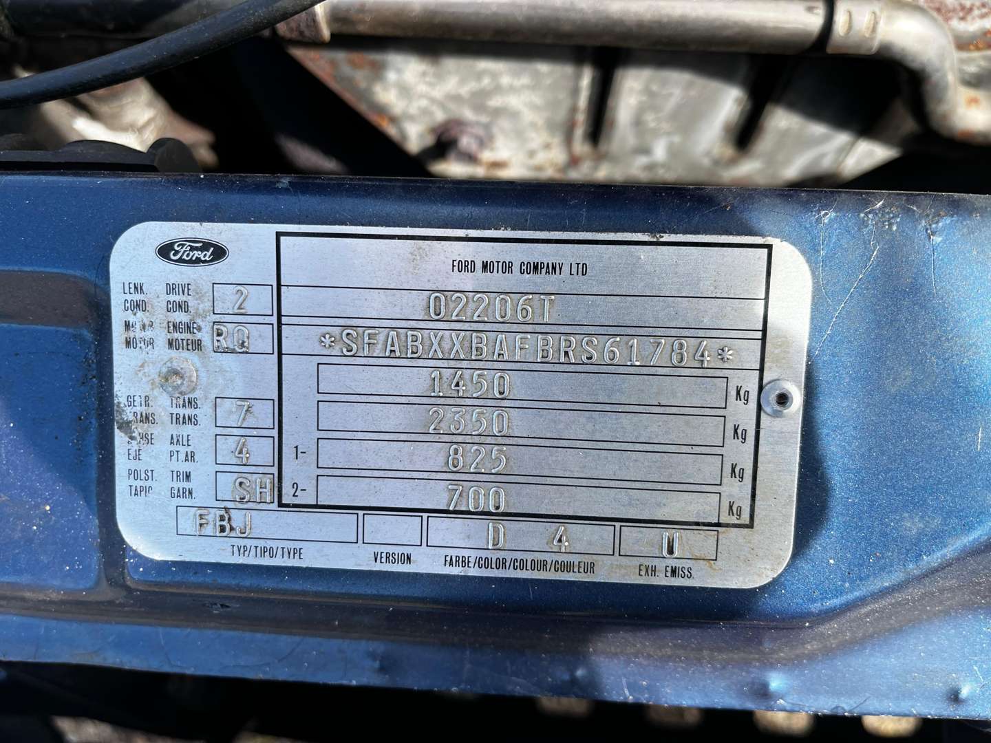 <p>1994 FORD FIESTA RS1800</p>