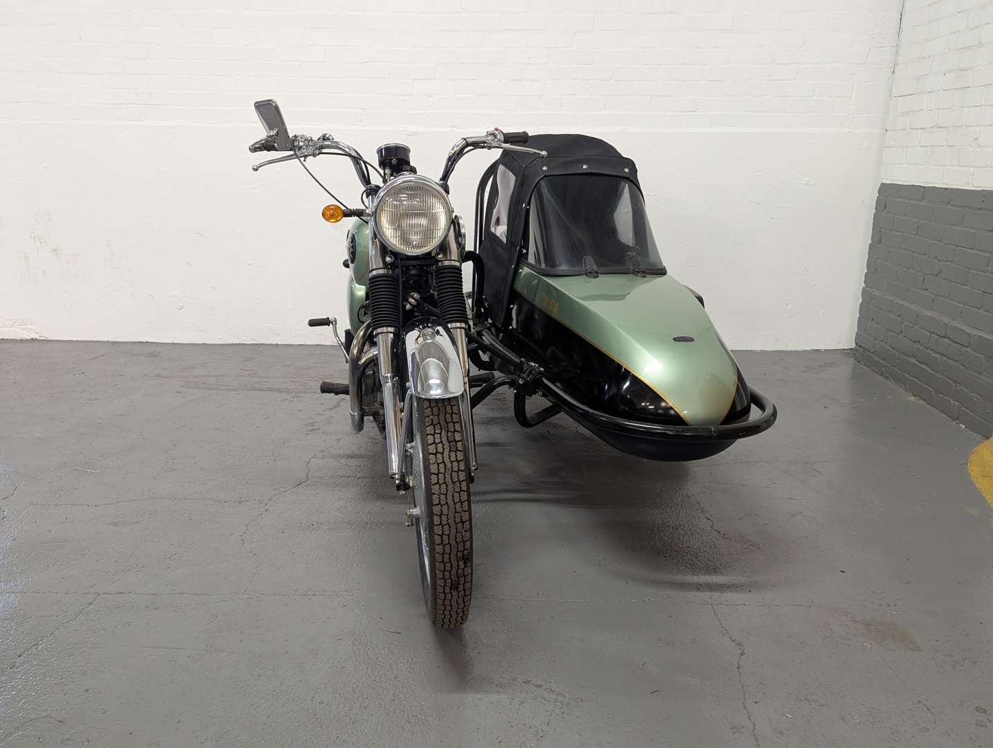 <p>1960 BSA A7 AND SIDECAR</p>
