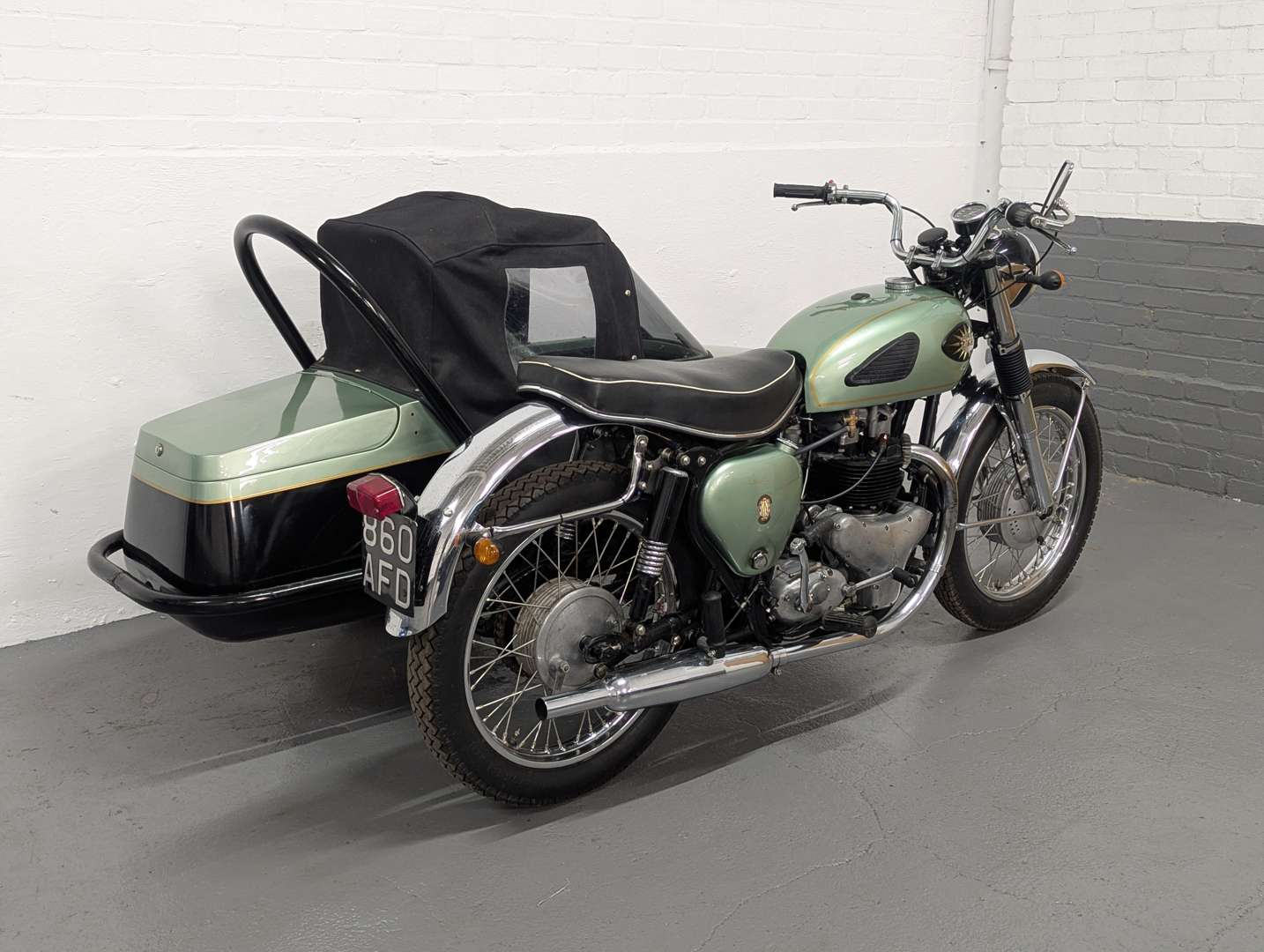 <p>1960 BSA A7 AND SIDECAR</p>