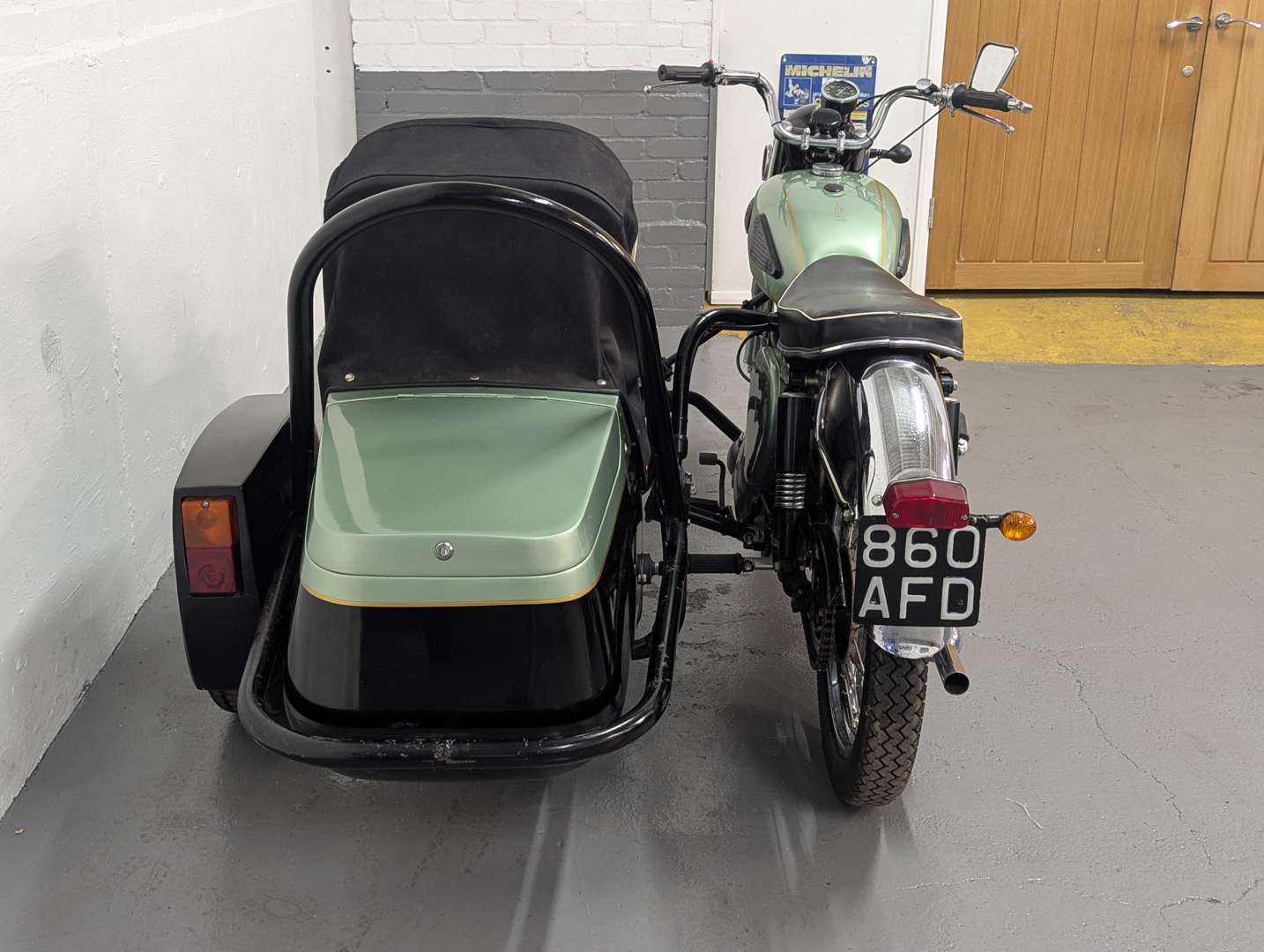 <p>1960 BSA A7 AND SIDECAR</p>