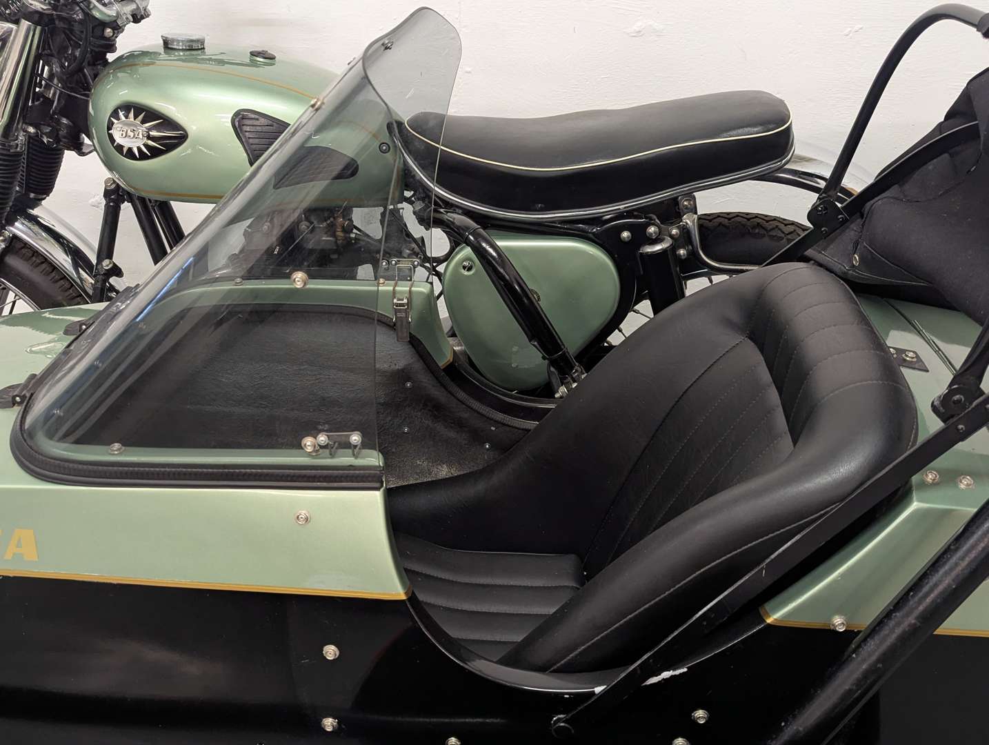 <p>1960 BSA A7 AND SIDECAR</p>