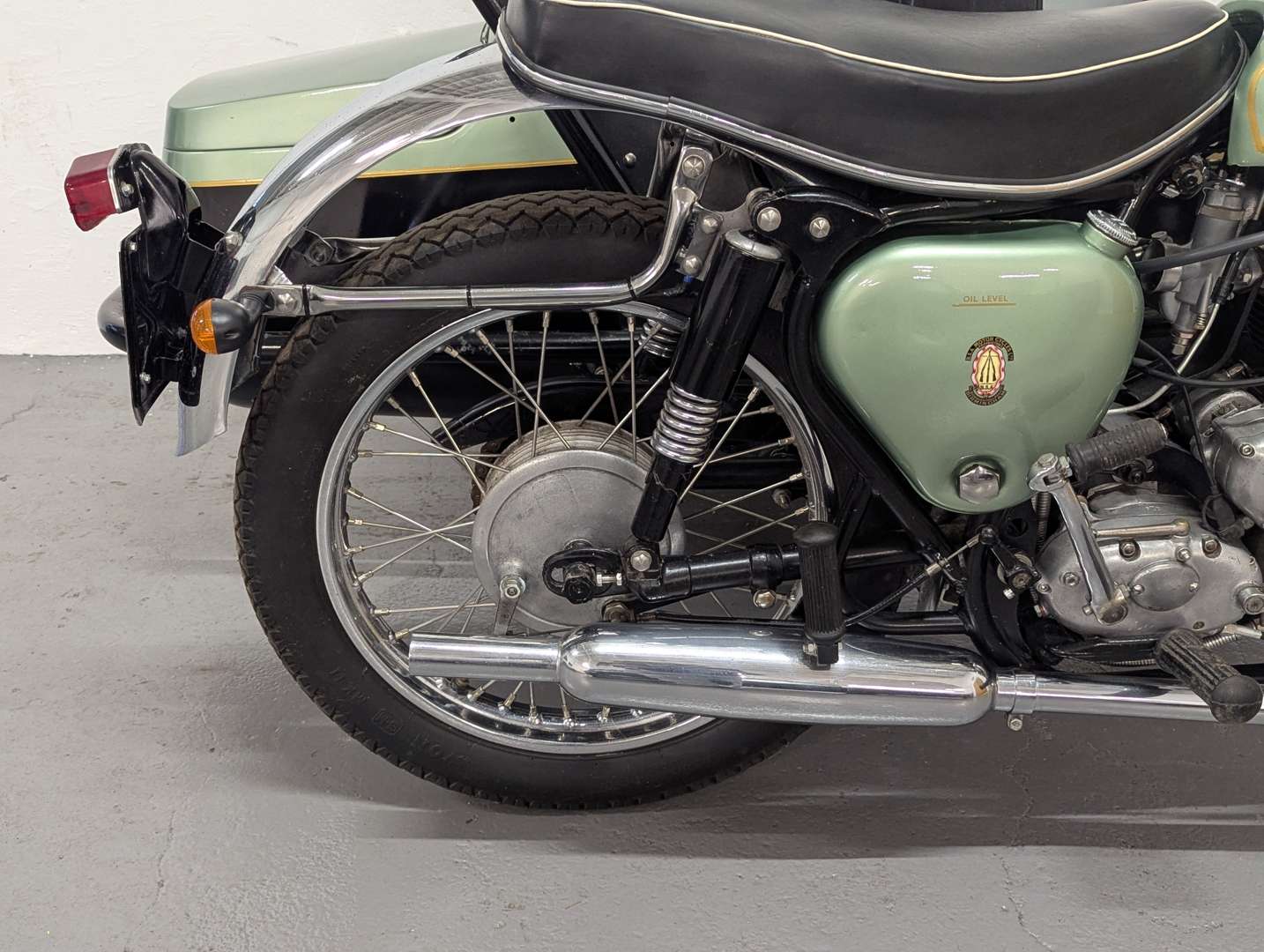 <p>1960 BSA A7 AND SIDECAR</p>
