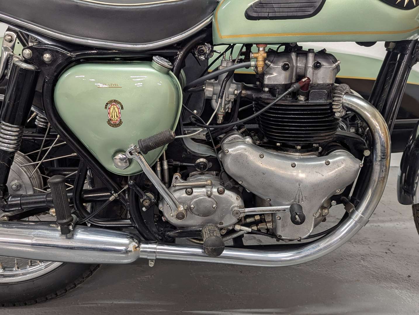 <p>1960 BSA A7 AND SIDECAR</p>