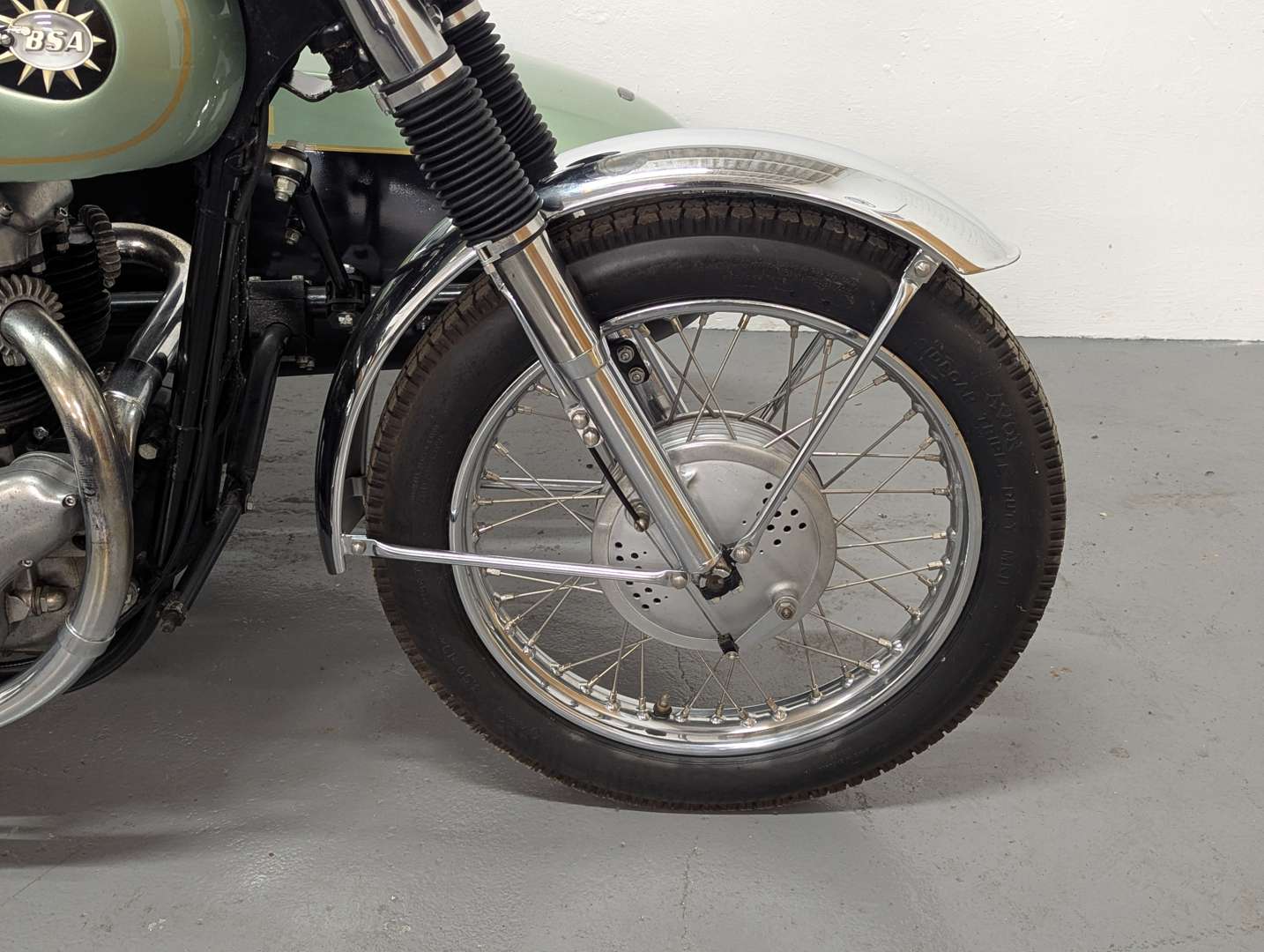 <p>1960 BSA A7 AND SIDECAR</p>