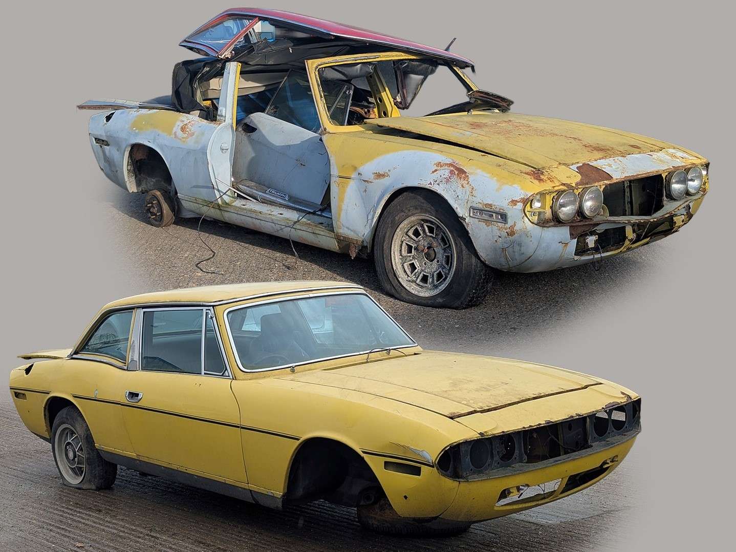 <p>PAIR OF TRIUMPH STAGS</p>