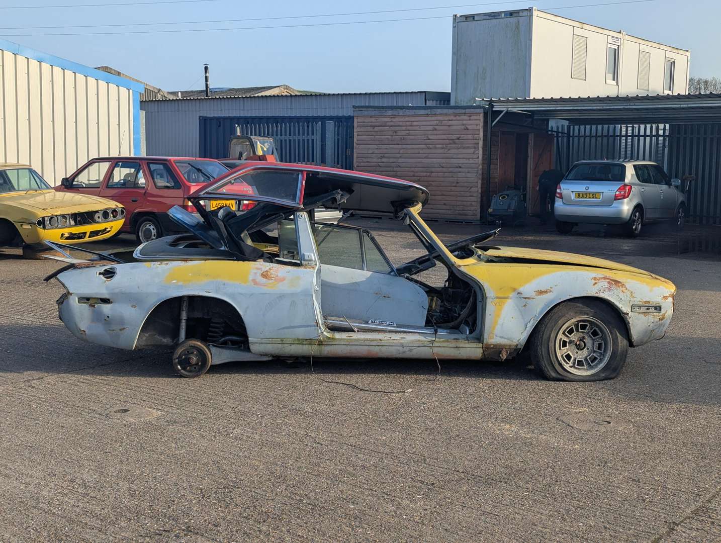 <p>PAIR OF TRIUMPH STAGS</p>